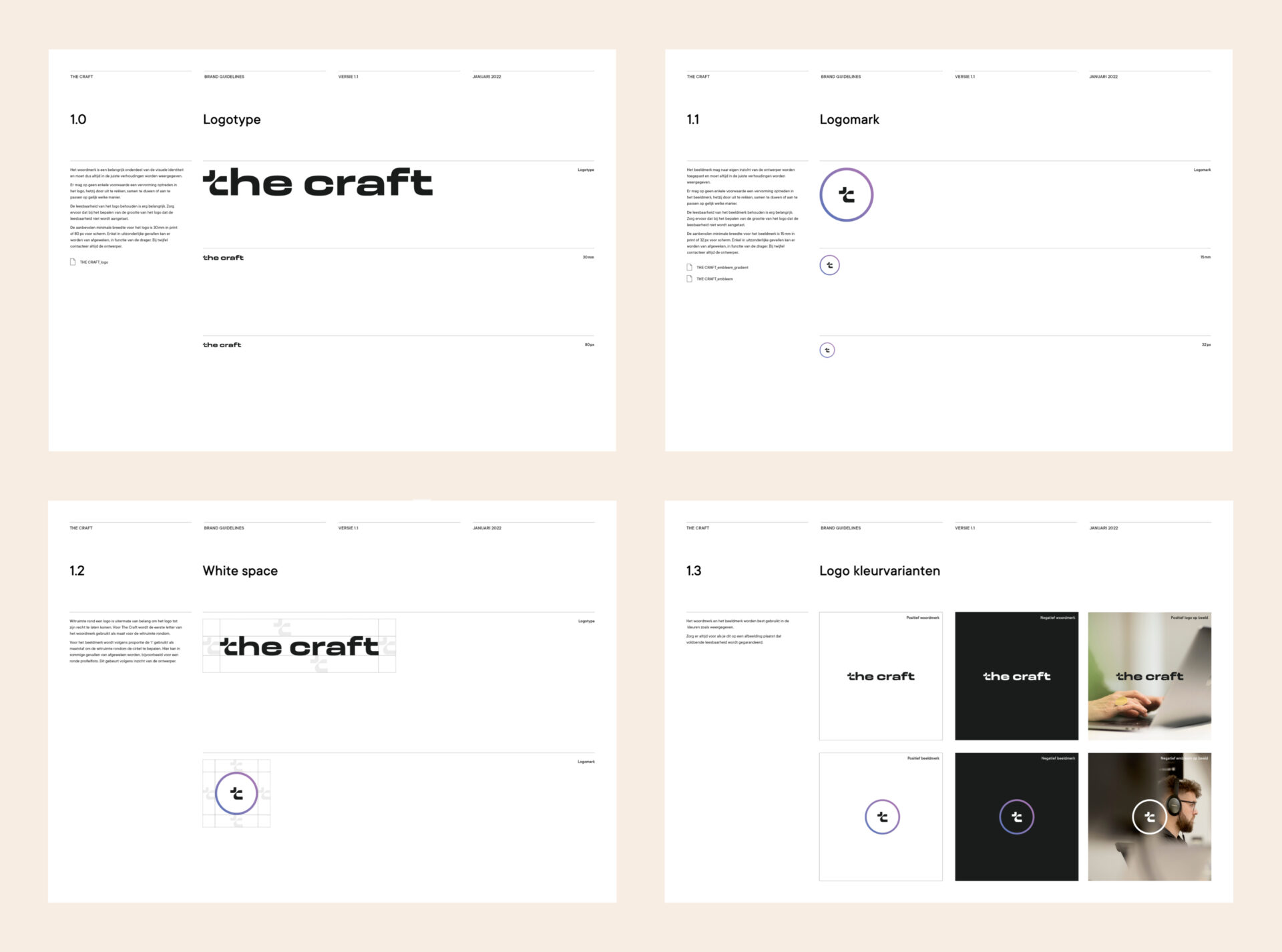 Brandguide the craft logo
