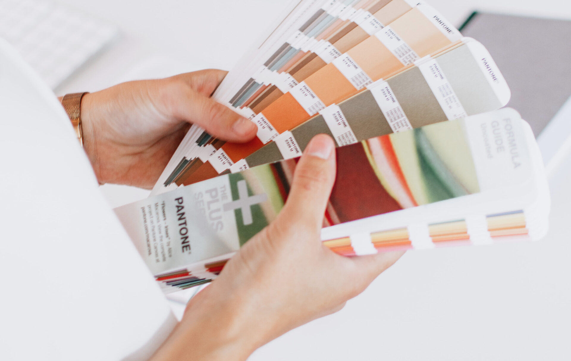 Pantone kleuren waaier