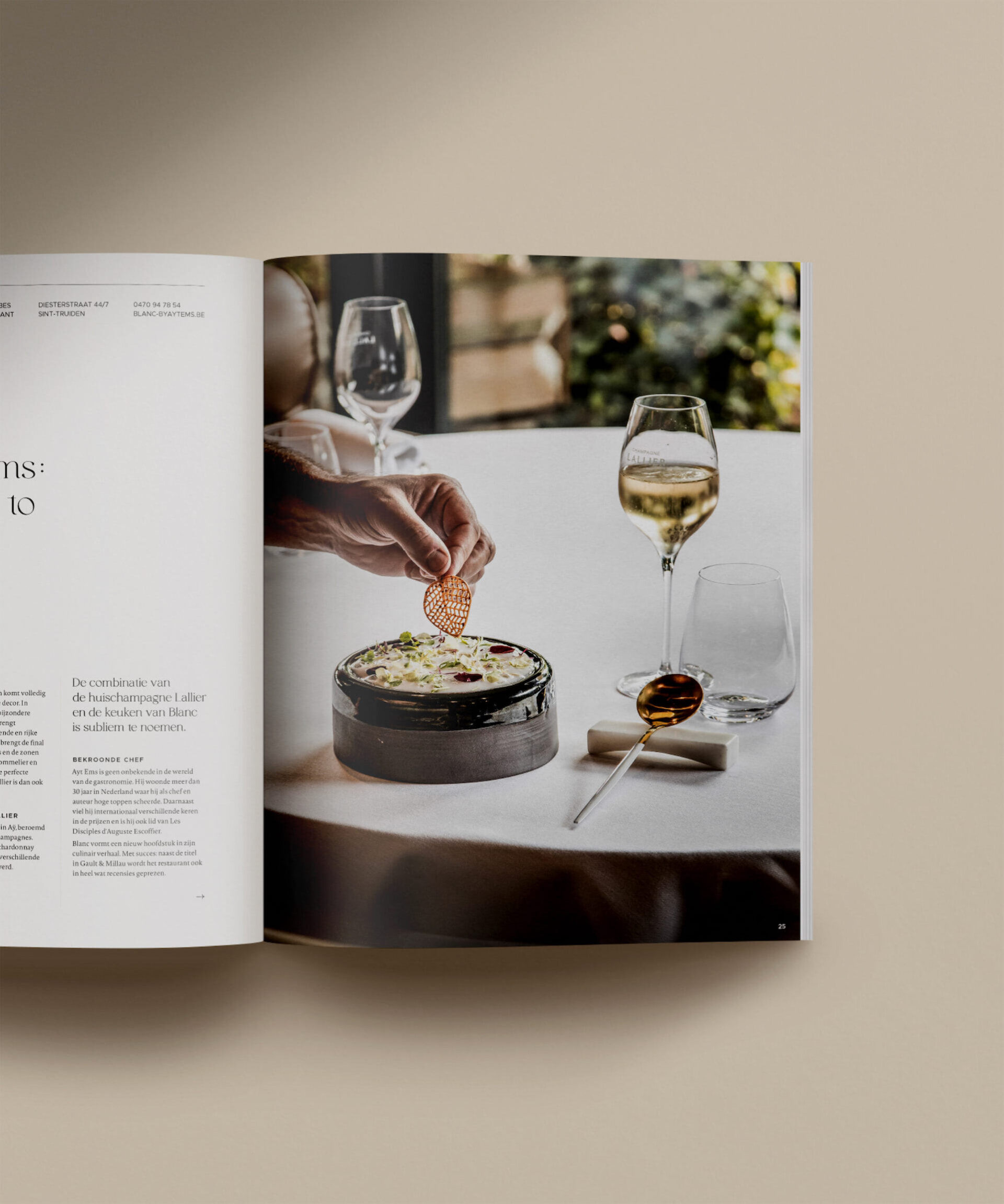 H vibes open magazine