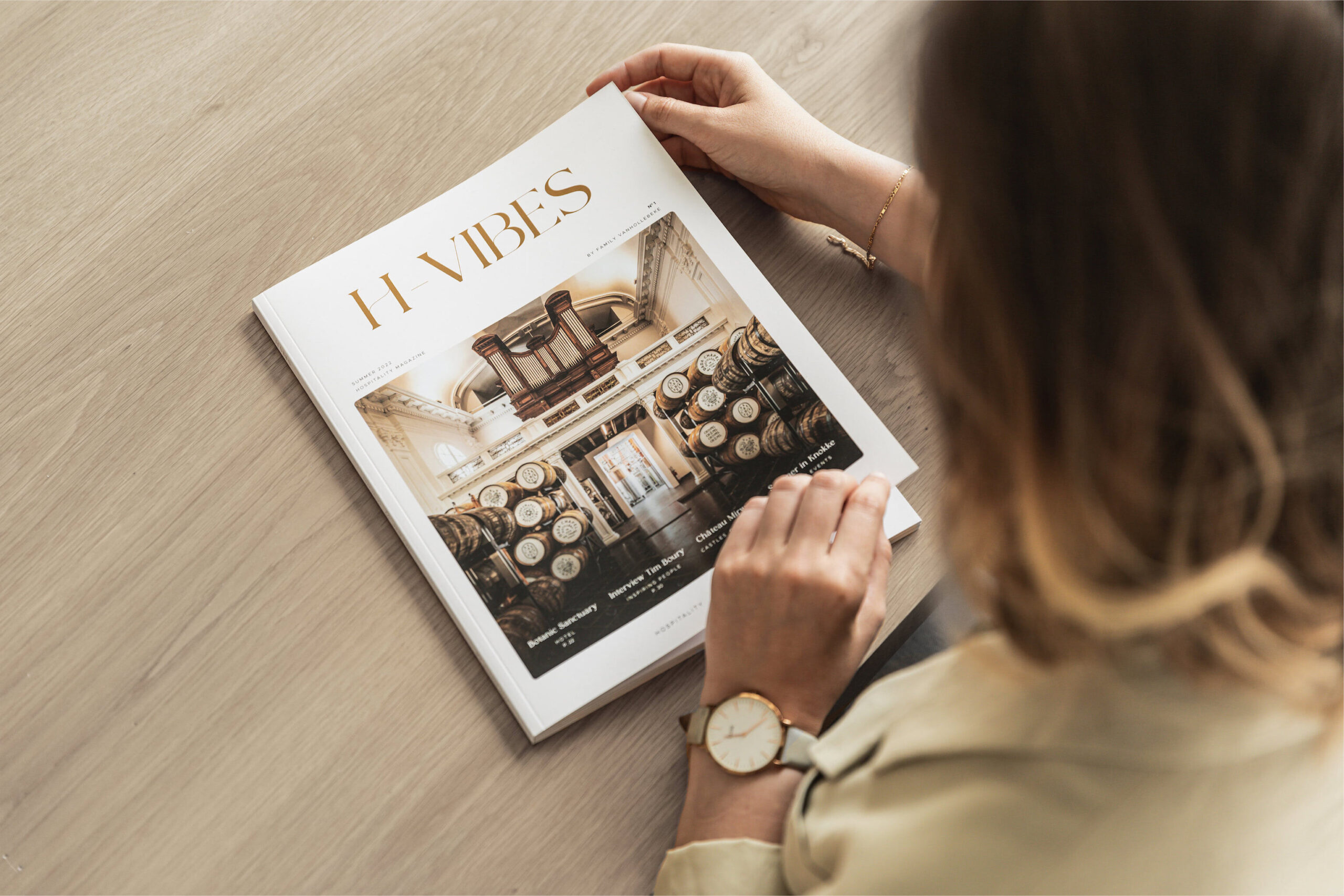 H vibes magazine cover