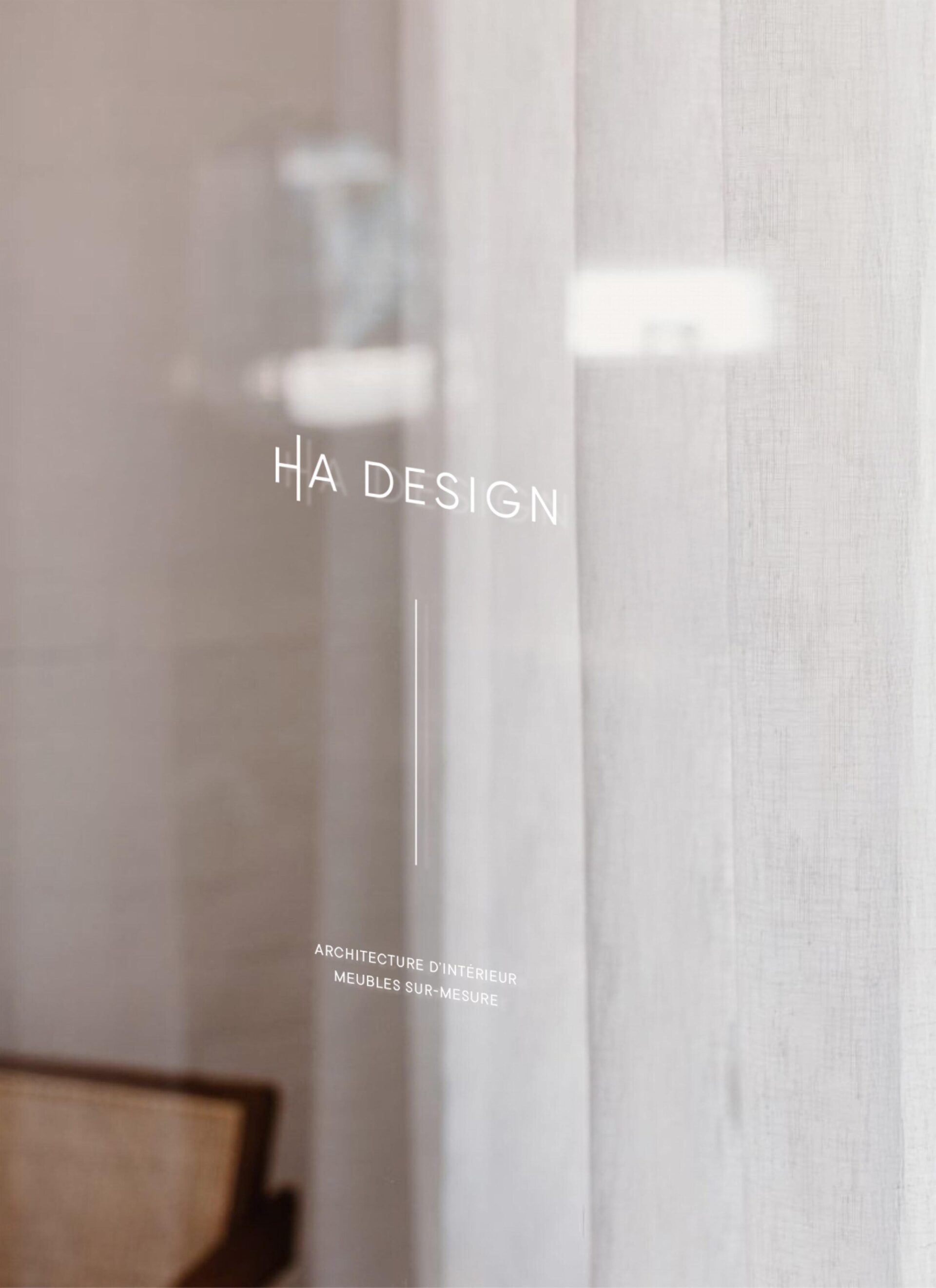 Ha design belettering raam
