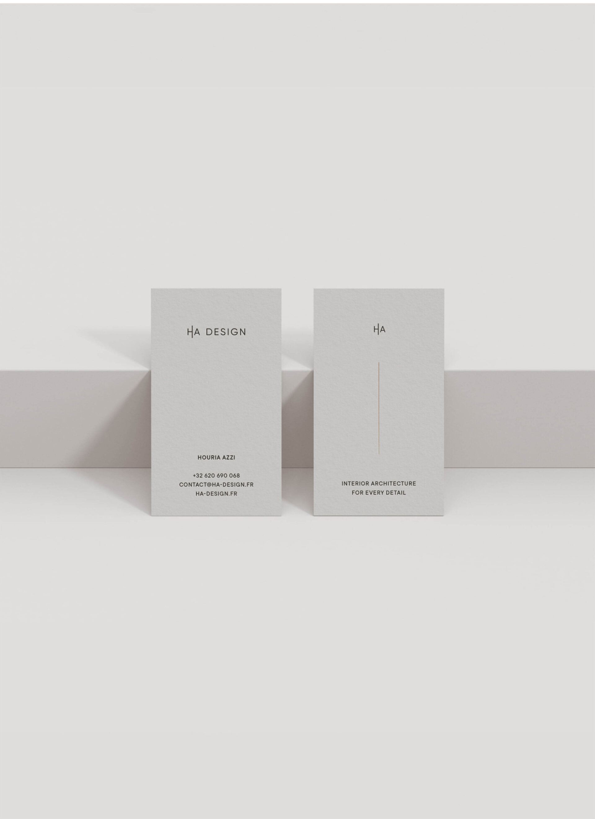 Ha design branding businesscards